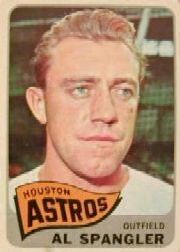 1965 Topps Baseball Cards      164     Al Spangler